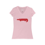 Womens Gator V-Neck Tee