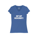 Women's Sip Sip Hooray V-Neck Tee