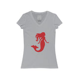 Womens Mermaid V-Neck Tee