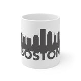 Boston White Mug - 11oz