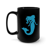 Mermaid Black 15oz Mug