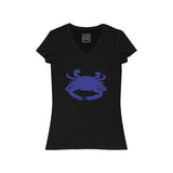 Womens Maryland Blue Crab V-Neck Tee