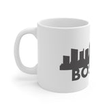 Boston White Mug - 11oz