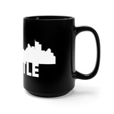 Seattle Black 15oz Mug