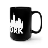 New York Black 15oz Mug