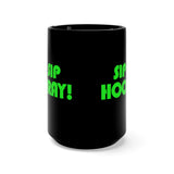 Sip Sip Hooray Black 15oz Mug