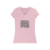 Womens Coronavirus Essential Workers Tee V-Neck Tee