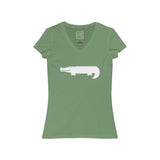 Womens Gator V-Neck Tee