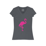 Womens Flamingo V-Neck Tee