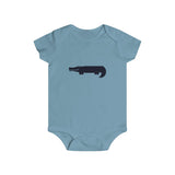 Baby Short Sleeve Gator Snap Tee