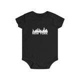 Baby Short Sleeve New York Snap Tee