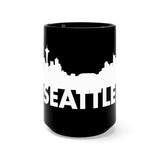 Seattle Black 15oz Mug