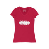 Womens Phoenix Skyline V-Neck Tee