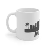 Miami White Mug - 11oz