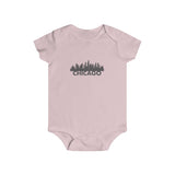 Baby Short Sleeve Chicago Snap Tee