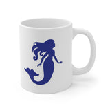 Mermaid White Mug - 11oz