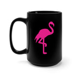 Flamingo Black 15oz Mug