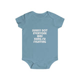 Baby Short Sleeve Surely Not Everyone Was Kung Fu Fighting Snap Tee