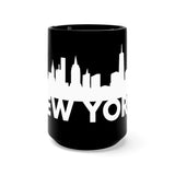 New York Black 15oz Mug