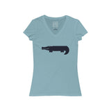 Womens Gator V-Neck Tee