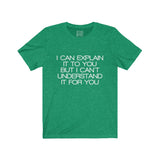 Womens I Can Explain It To You But I Can't Understand It For You Crew Neck Tee