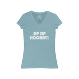 Women's Sip Sip Hooray V-Neck Tee