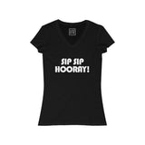 Women's Sip Sip Hooray V-Neck Tee