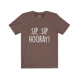 Women's Sip Sip Hooray Crew Neck Tee