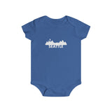 Baby Short Sleeve Seattle Snap Tee