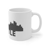 Seattle White Mug - 11oz