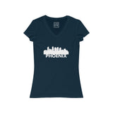 Womens Phoenix Skyline V-Neck Tee