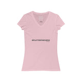 Womens Flatten The Curve Coronavirus V-Neck Tee