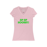 Women's Sip Sip Hooray V-Neck Tee