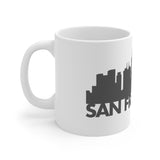 San Francisco White Mug - 11oz