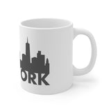 New York White Mug - 11oz