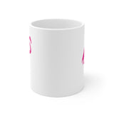 Flamingo White Mug - 11oz