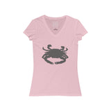 Womens Maryland Blue Crab V-Neck Tee