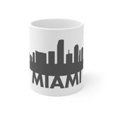 Miami White Mug - 11oz