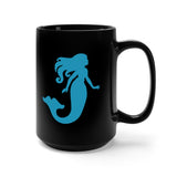 Mermaid Black 15oz Mug