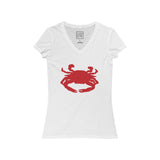 Womens Maryland Blue Crab V-Neck Tee