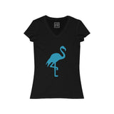 Womens Flamingo V-Neck Tee