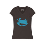 Womens Maryland Blue Crab V-Neck Tee