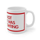 Surely Not Everyone Was Kung Fu Fighting White Mug - 11oz