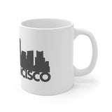 San Francisco White Mug - 11oz