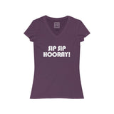 Women's Sip Sip Hooray V-Neck Tee