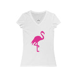 Womens Flamingo V-Neck Tee