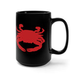 Crab Black 15oz Mug