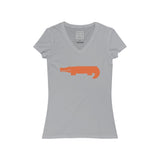 Womens Gator V-Neck Tee