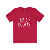 Women's Sip Sip Hooray Crew Neck Tee